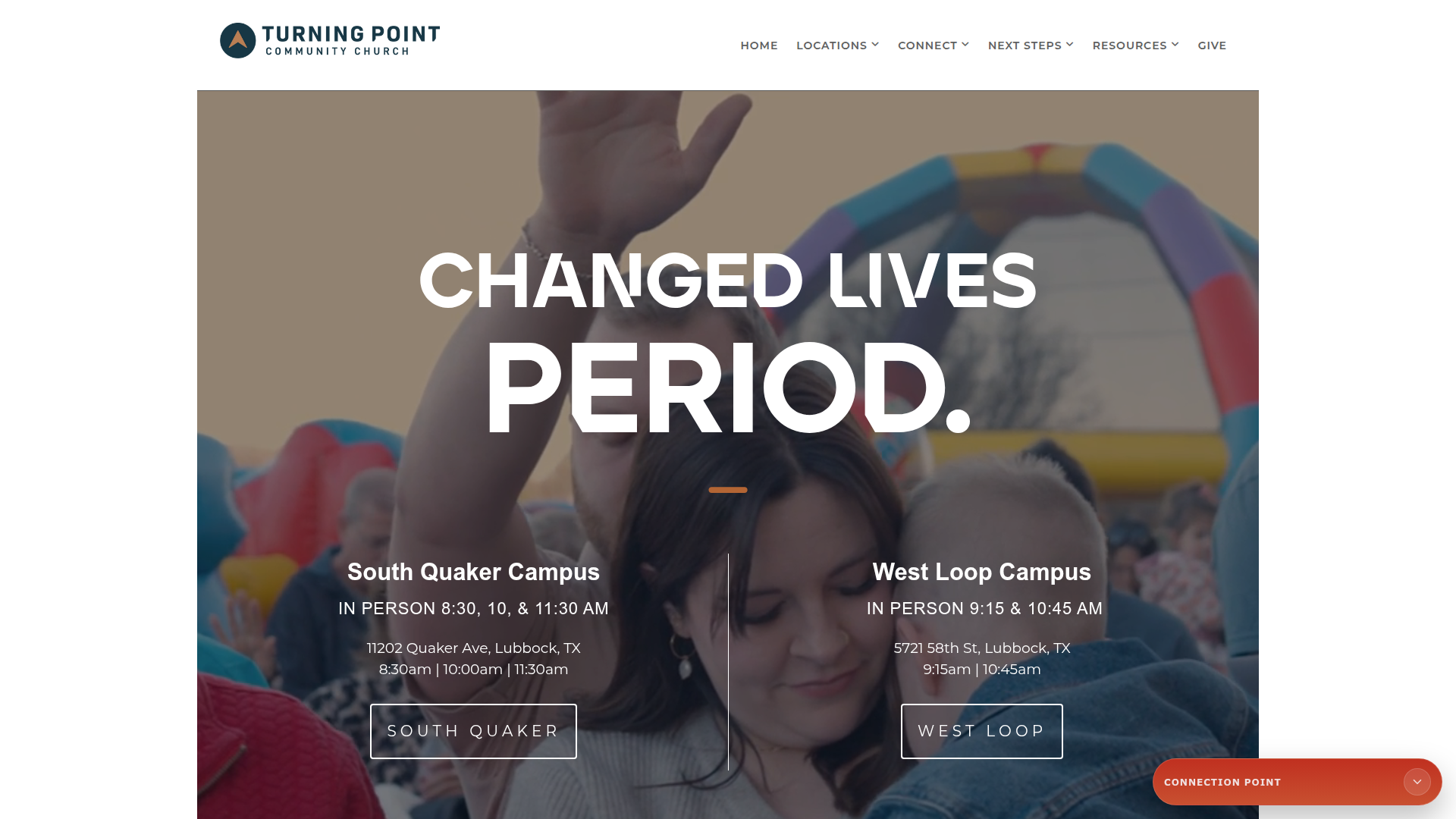 Screenshot of Turning Point Community Church