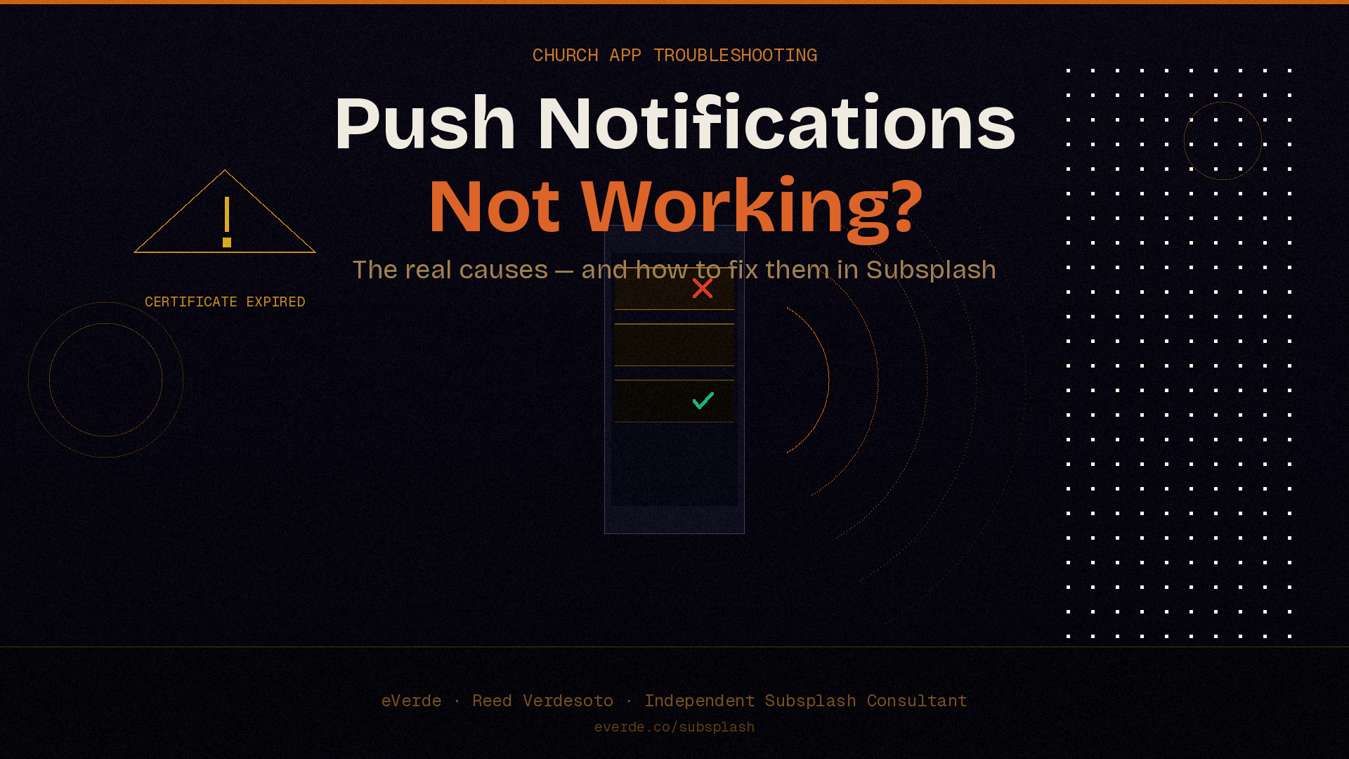 Why Your Church App Push Notifications Aren't Working (And How to Fix It)