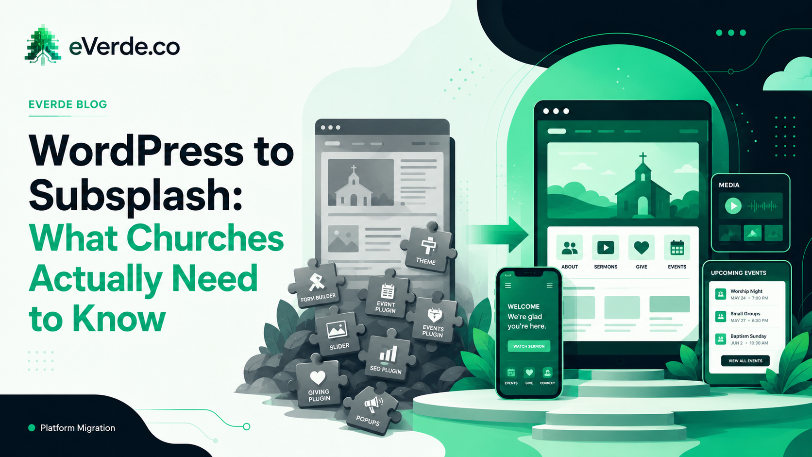 WordPress to Subsplash: What Churches Actually Need to Know Before Migrating